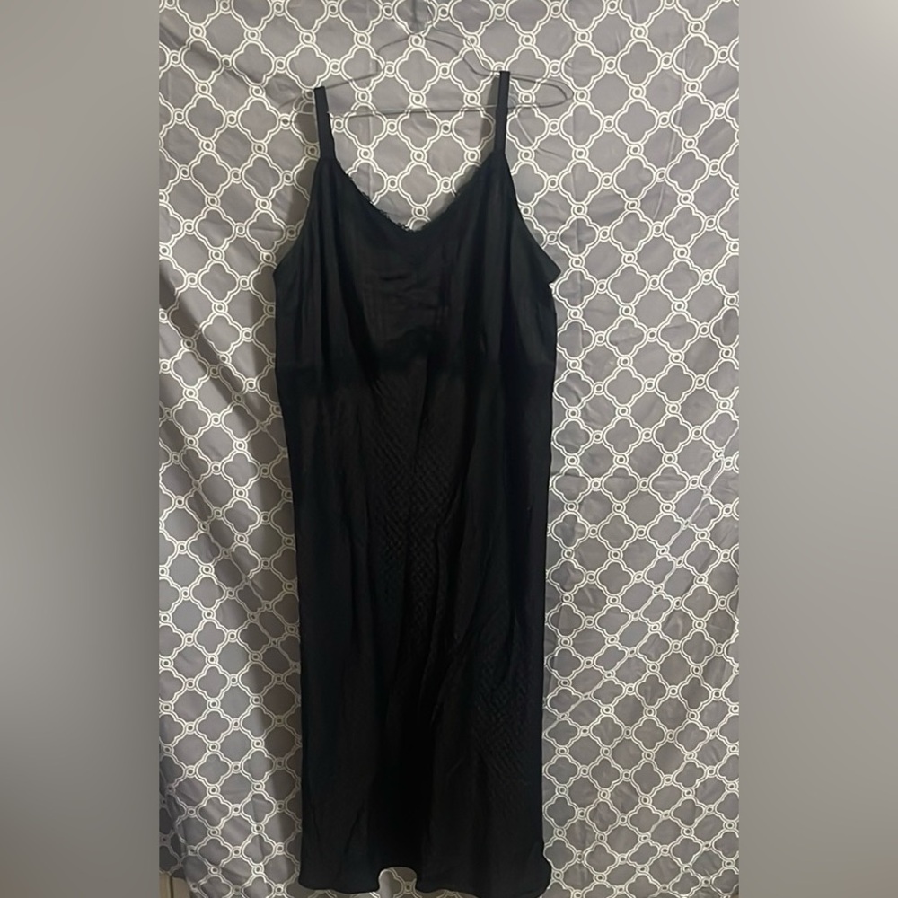 Elegant Black Slip Dress